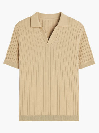 The Astor Short Ribbed Polo