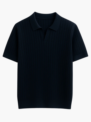 The Astor Short Ribbed Polo