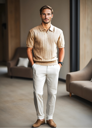 The Hadley Ribbed Polo