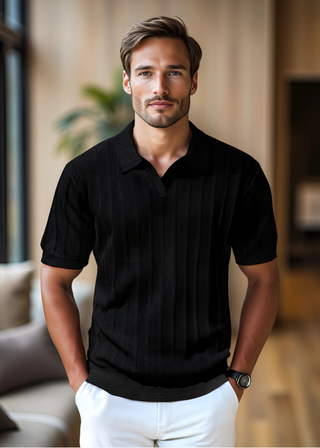 The Hadley Ribbed Polo