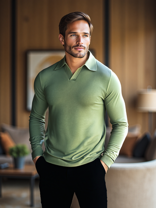 The Hamilton Long Sleeve Polo