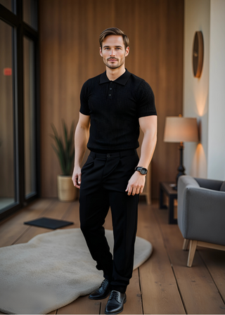 The Langston Ribbed Polo
