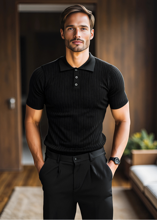 The Langston Ribbed Polo